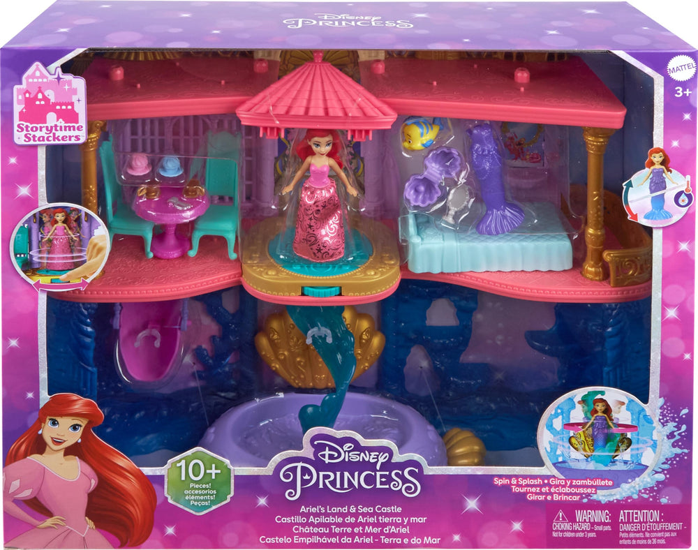 Mattel Ariel doll two fashions enable quick character changes.