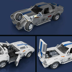 Mattel Brick Shop extra parts tray enables future builds and customization.