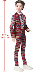 Mattel BTS Jimin Idol Doll eleven-inch-tall perfect for shelf or storytelling.