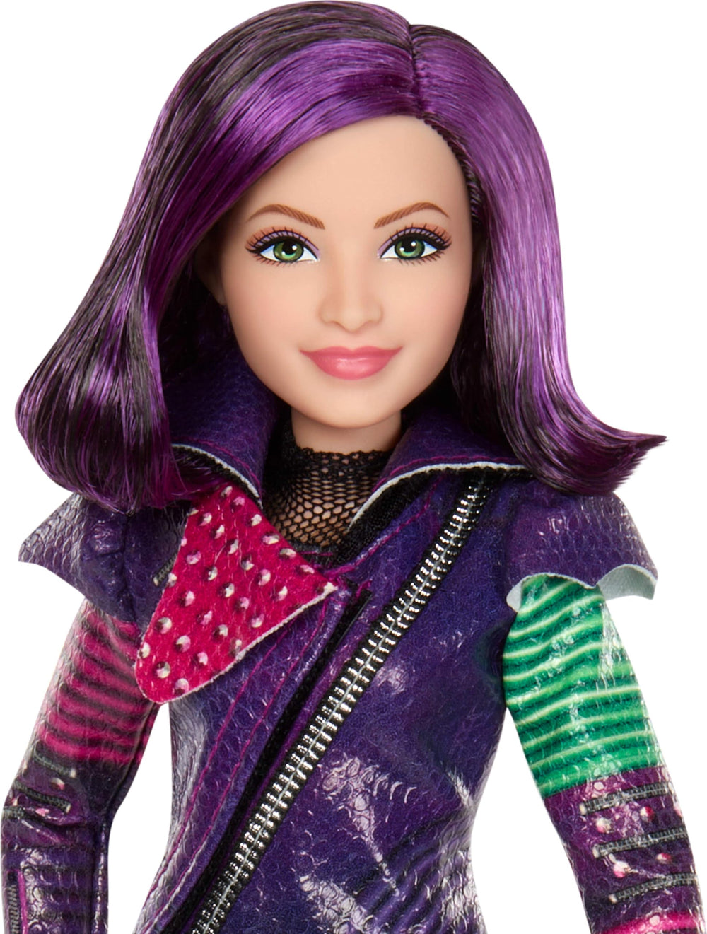 Mattel Descendants Mal with bendable joints for dynamic posing.