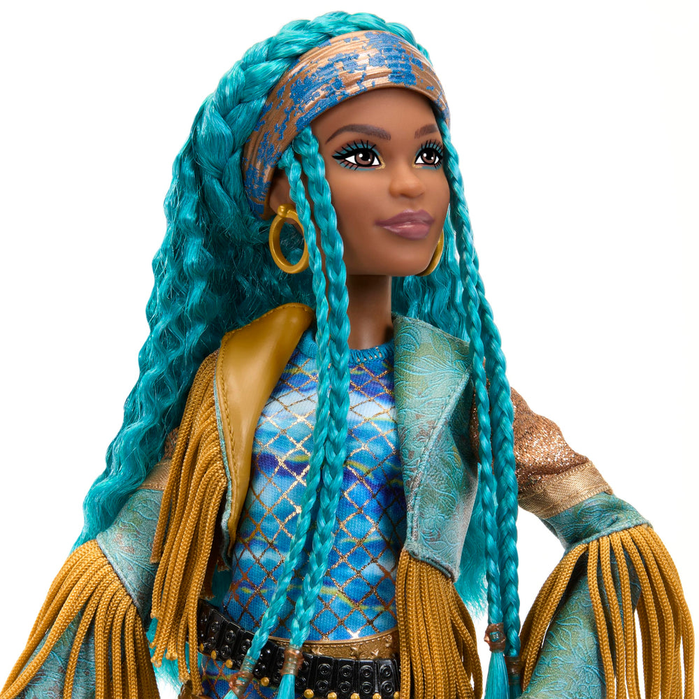 Uma fringe jacket detail from Rise of Red, great for dress-up play and fashion scenes.