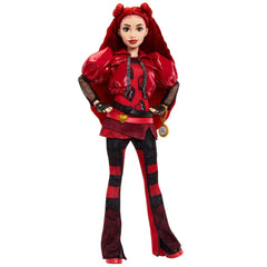Mattel Red doll action pose, dynamic stance for heroic play