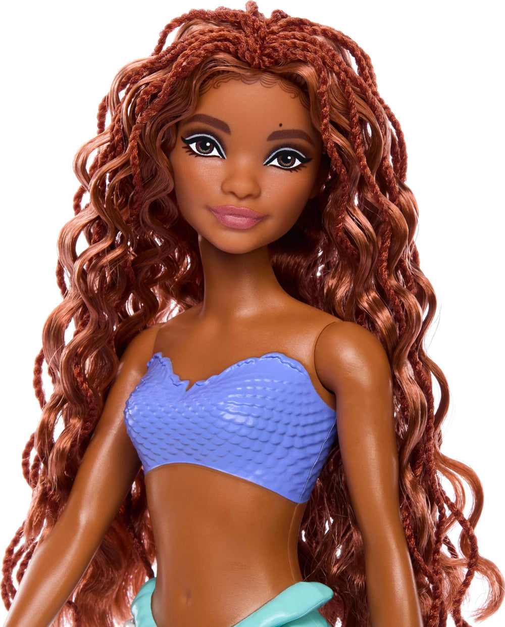 Mattel Ariel mermaid doll is posable for dynamic play and posing.