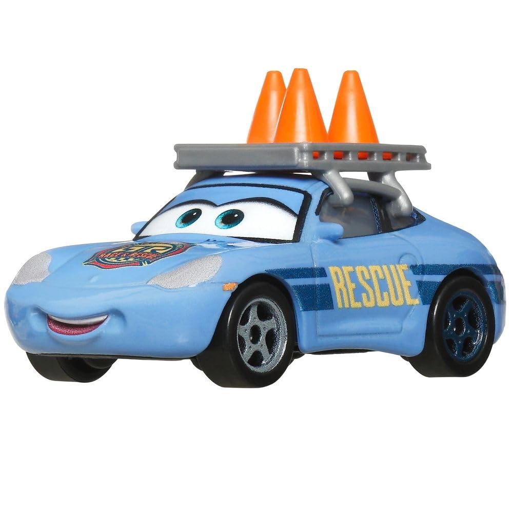 Mattel Disney Cars Sally diecast in 1:55 scale ready for display or play