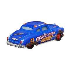 Mattel Disney Cars 3 Hudson Hornet side view, enhances any die-cast display or display case.