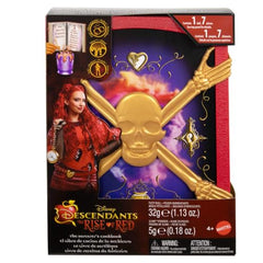 Mattel Disney Descendants Rise of Red packaging and set components