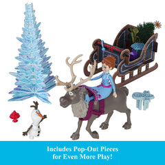 Mattel Disney Frozen Advent Calendar: pop-out pieces for interactive holiday fun.