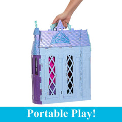Foldable Arendelle Castle with handle for travel and storage