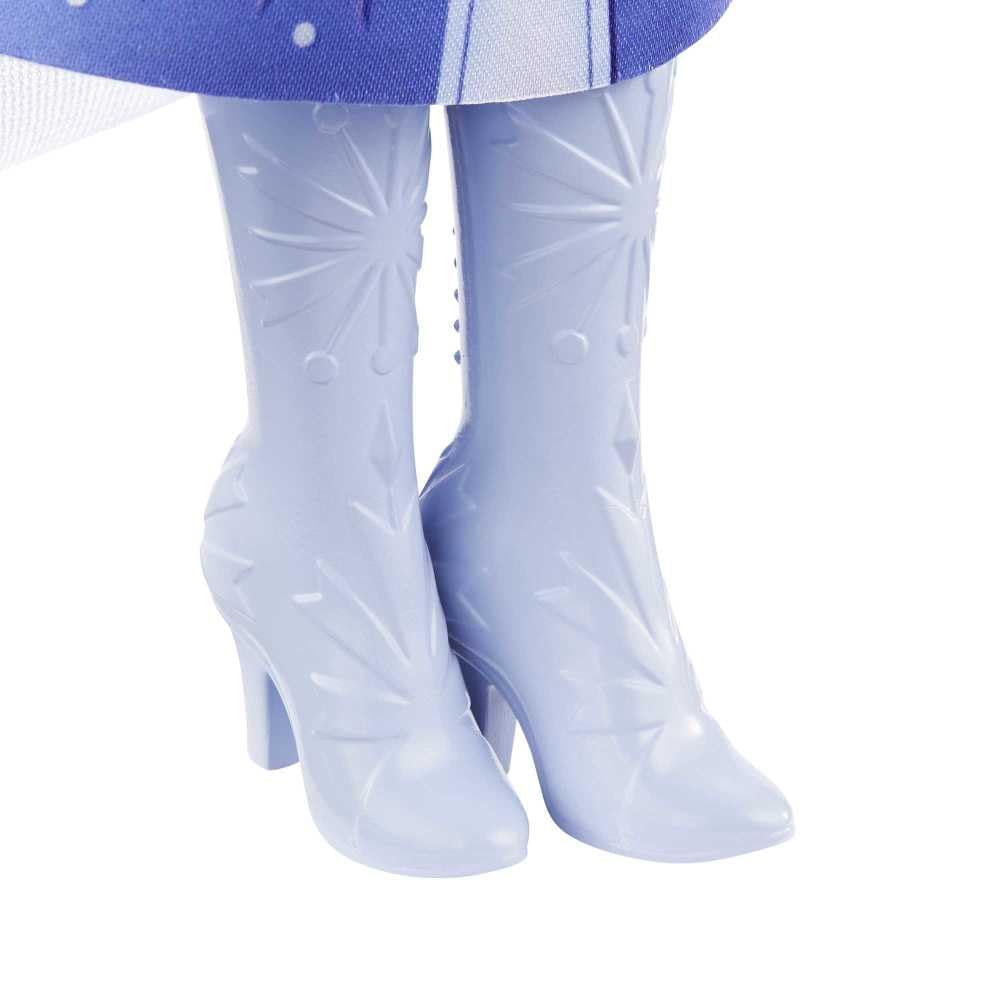 Mattel Elsa brushable hair for easy styling and movie-inspired looks.