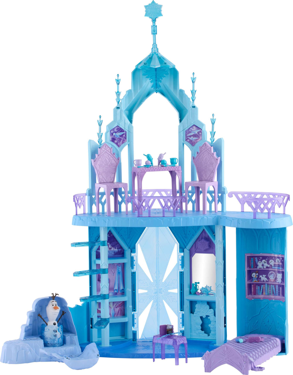 Mattel Disney Frozen Elsa Ice Palace bedroom invites cozy storytelling and secret moments
