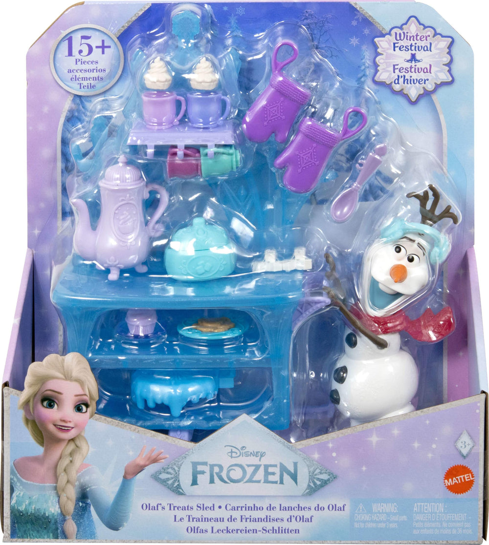 Winter Festival scene with Olaf adds colorful play opportunities