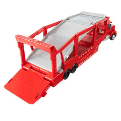 Hauler offers space for up to twelve Cars models (sold separately).