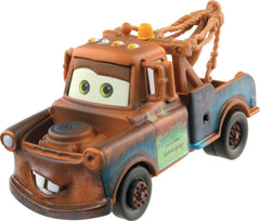 Mattel Disney Pixar Cars Mater diecast front view highlighting authentic movie-inspired design.