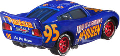 Mattel Disney Pixar Cars 3 Lightning McQueen die-cast with authentic movie details.