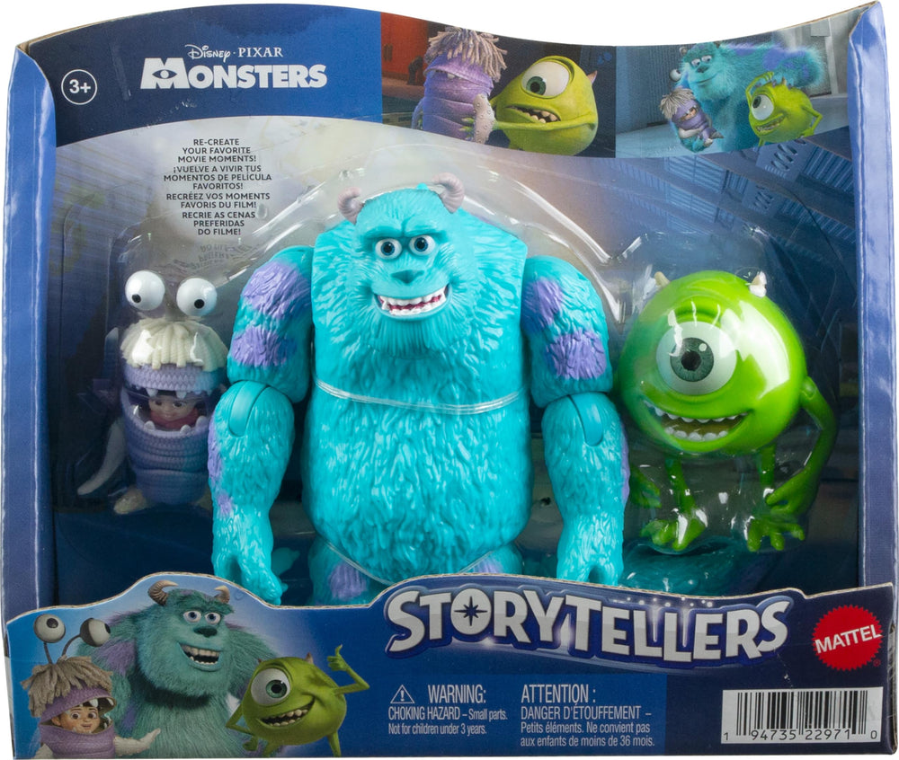 Mattel Monsters, Inc. Storyteller packaging image suitable for gifting and collection.
