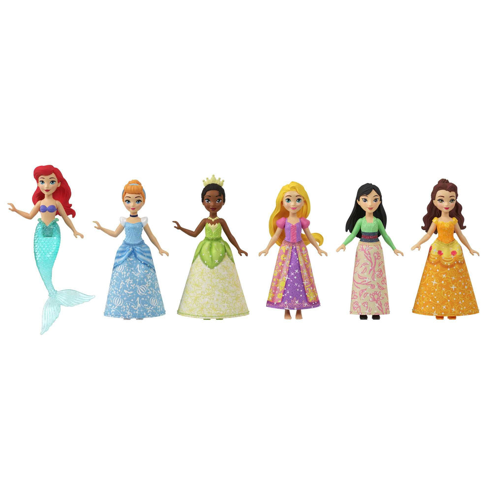 Mattel Princess Tiana doll in sparkling gown for adventurous storytelling.