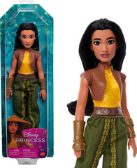 Mattel Raya doll in signature outfit for imaginative play and storytelling.