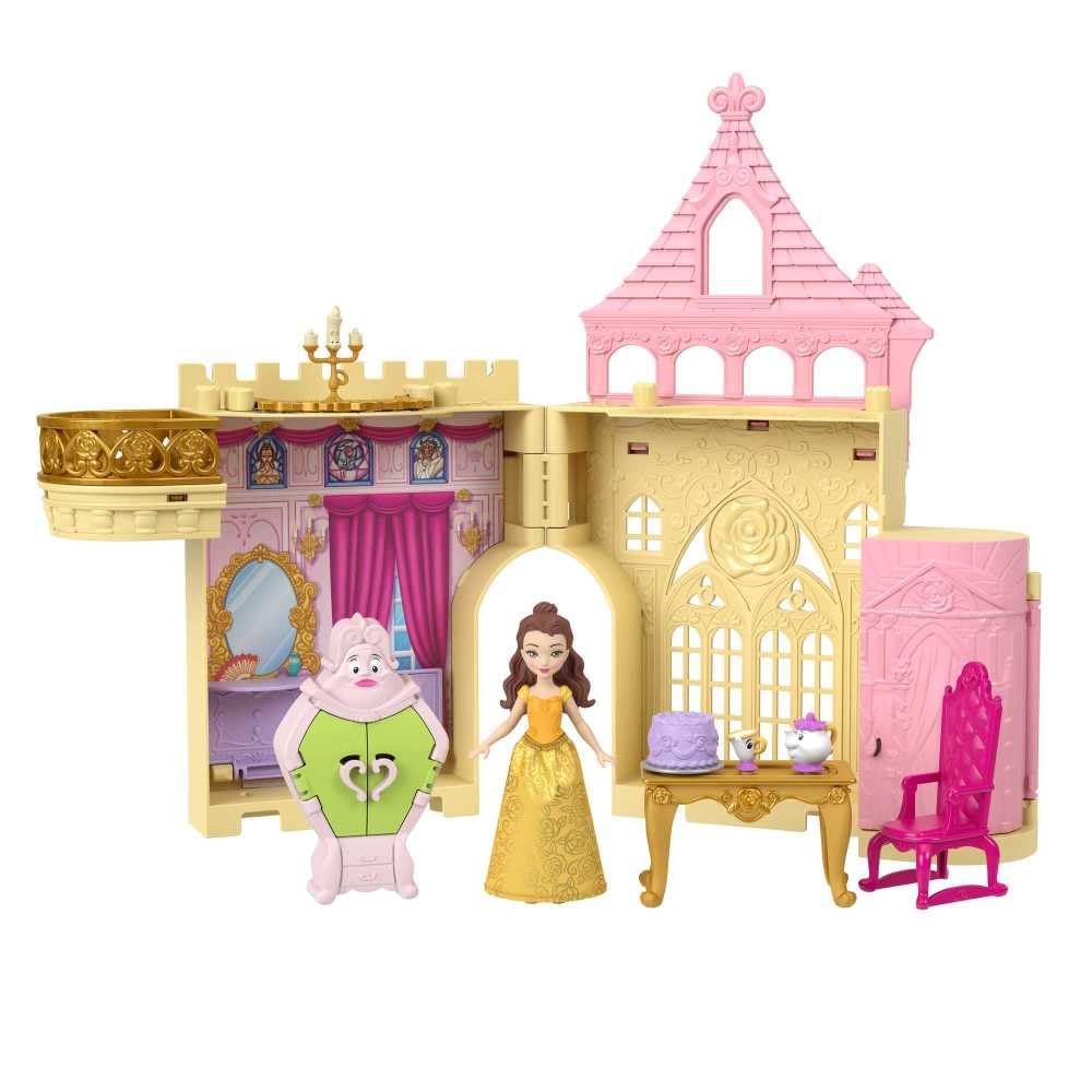 Mattel Belle's Castle Storytime Stackers front view, ideal for imaginative play and storytelling.