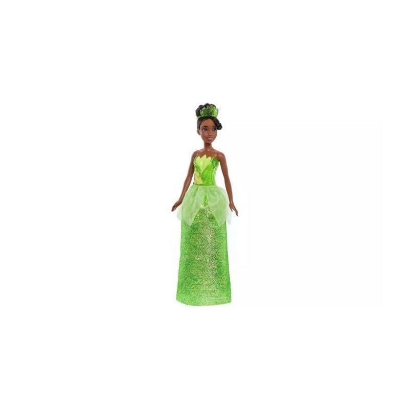 Mattel Disney Princess Tiana doll with removable shoes for pretend outfits