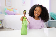 Mattel Disney Princess Tiana doll with removable skirt for mix-and-match storytelling