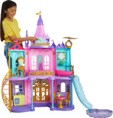 Mattel Disney Princess Ultimate Castle lights up the playroom for magical playtime.