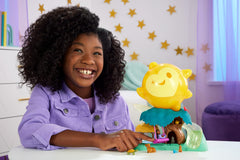 Mattel Disney Wish Star Playset orb slide reveals surprises, encouraging curious, hands-on play