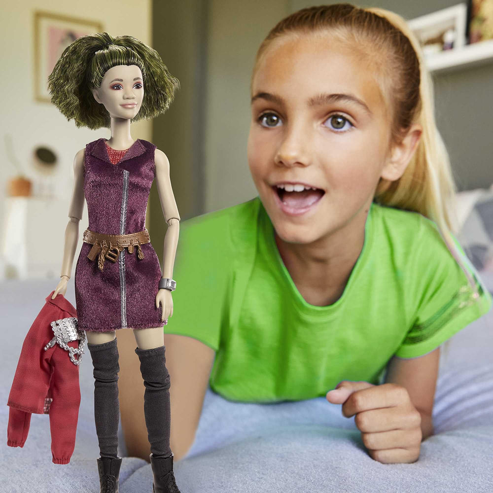 Mattel Willa rocker outfit with tank and vest for movie-inspired styling