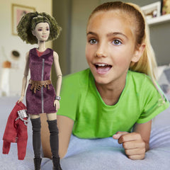 Mattel Willa rocker outfit with tank and vest for movie-inspired styling