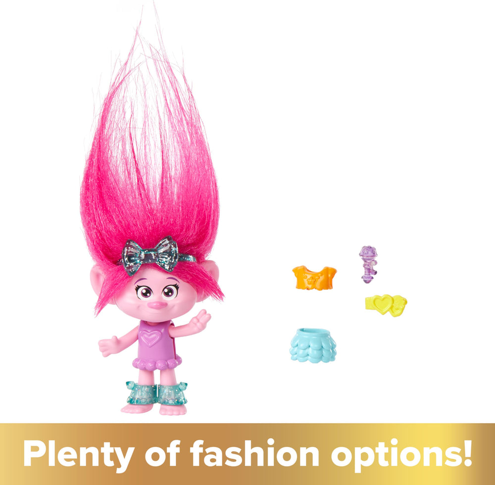 Mattel DreamWorks Trolls Band Together Poppy hair pops used as storage for pieces