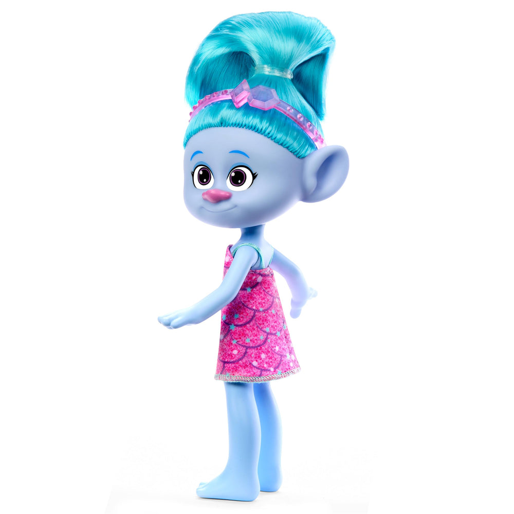 Mattel DreamWorks Trolls Trendsettin’ Chenille doll signature look removable for fashion swaps