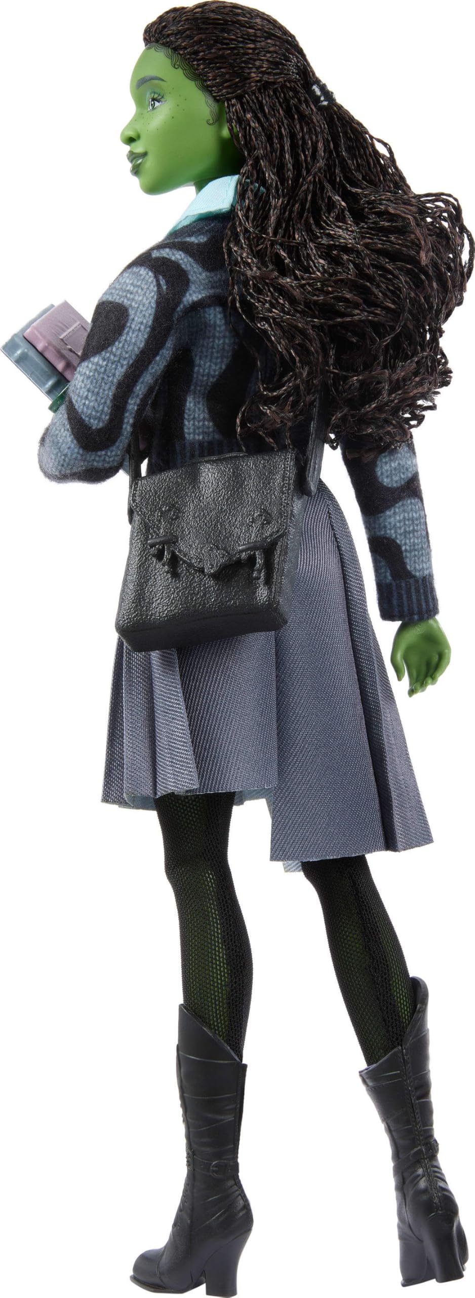 Mattel Elphaba Wicked doll poseable joints for flexible play