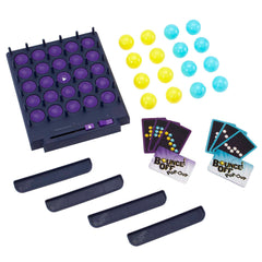 Mattel Games Bounce-Off Pop-Out challenge card in hand sparks competitive play.
