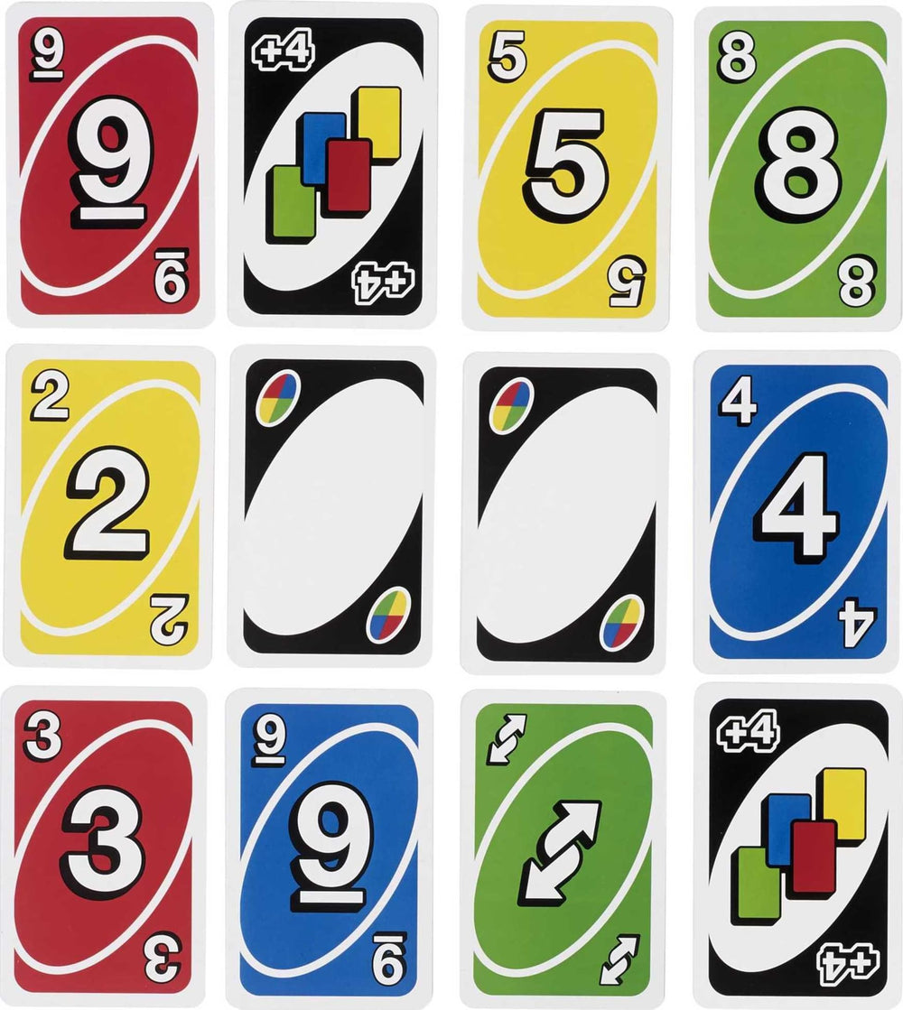 Mattel Games Giant UNO party-night set for 2-10 players and family gatherings.