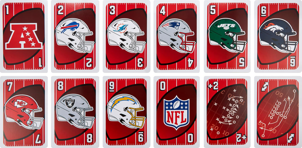 Mattel Games Giant UNO NFL set brings kids and adults together for fun.