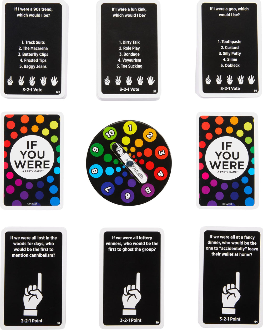 Mattel Games If You Were a Party Game creates a lively party-night atmosphere for adults.