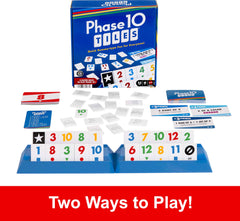 Mattel Phase 10 Tiles wild and skip tiles spark excitement.