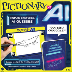 Mattel Games Pictionary Vs AI: AI guessing your sketches for a fun, tech-inspired battle