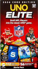 Mattel Games UNO Elite NFL Core Edition deck for fast, family-friendly play.