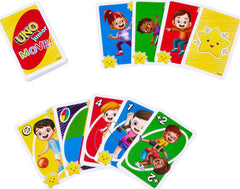 Mattel Games UNO Junior Move family night scene highlights quick-start play for 2-4