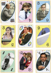 Collectible UNO Office deck and packaging on display for gifting