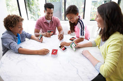 Mattel Games UNO Remix write-on cards enabling personalized rounds