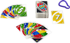 Mattel Games UNO Splash lets you match colors or numbers with action cards