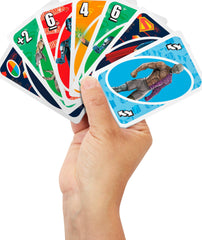 Mattel Games UNO Superman Kryptonite rule illustration adds strategic twist to rounds