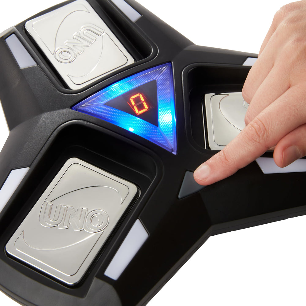 UNO Triple Play Stealth Mode adds unpredictable overload moments for excitement.