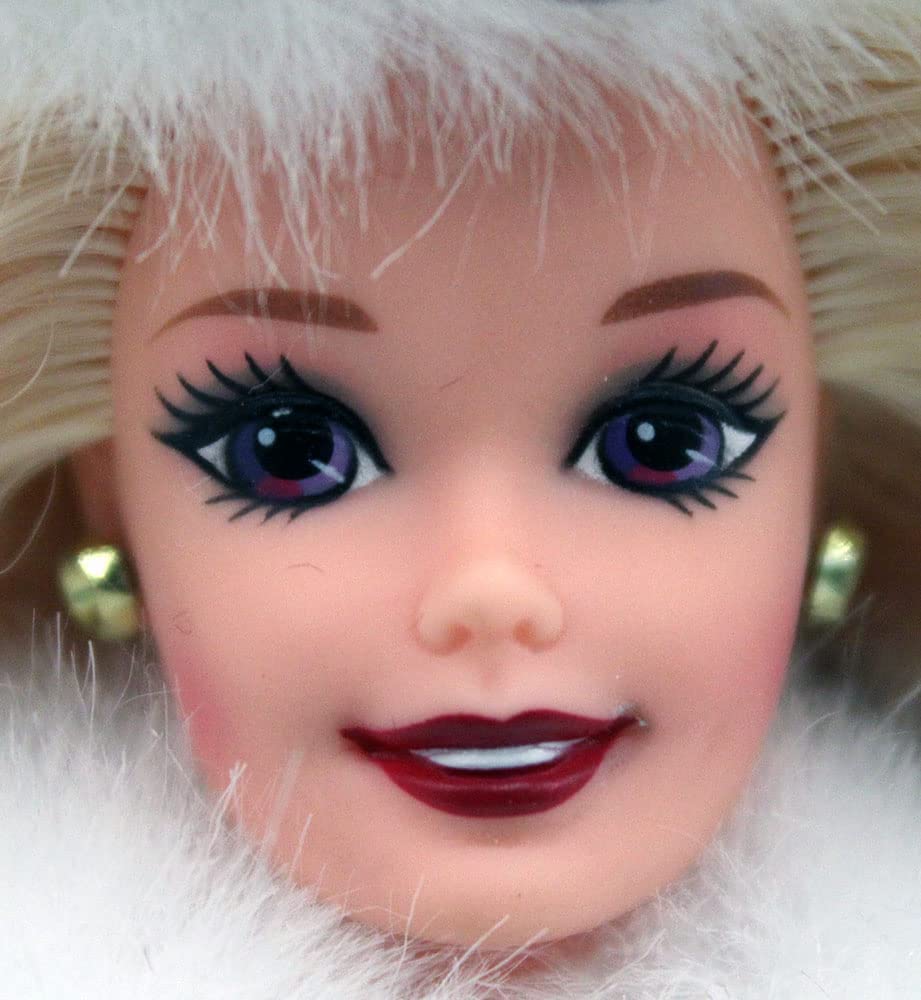 Mattel Happy Holidays Barbie 1996 Christmas packaging, exclusive collectible for Christmas decor.