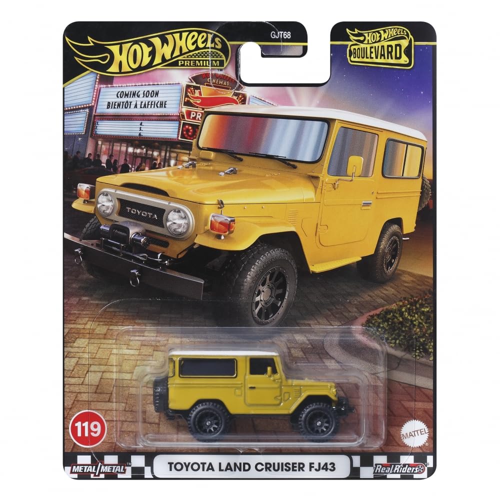Mattel Hot Wheels Boulevard Land Cruiser FJ43 packaging makes a ready-to-display present.