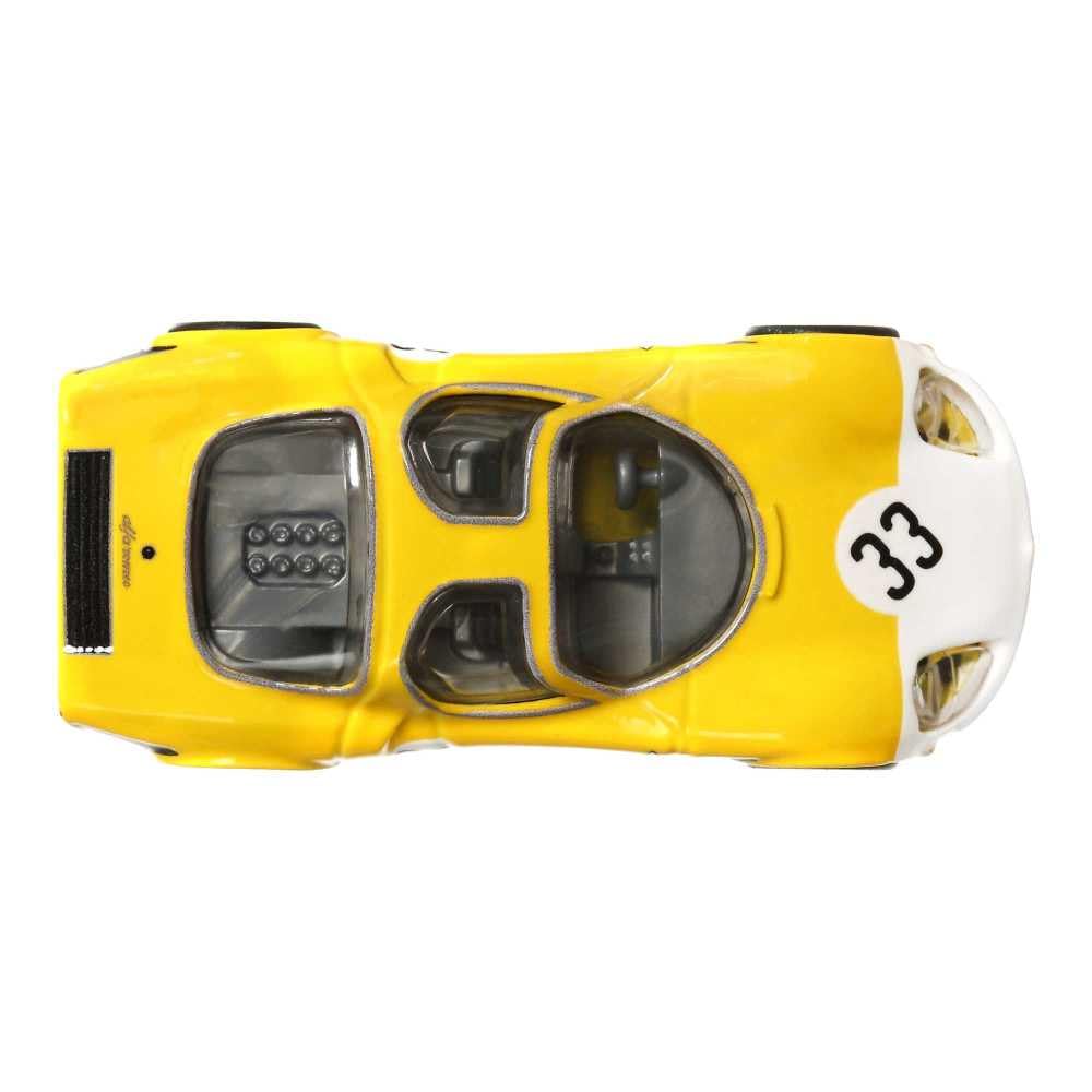 Mattel Hot Wheels Circuit Legends Alfa Romeo 33 Stradale metal body and base deliver durable premium feel