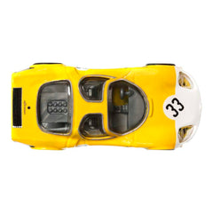 Mattel Hot Wheels Circuit Legends Alfa Romeo 33 Stradale metal body and base deliver durable premium feel