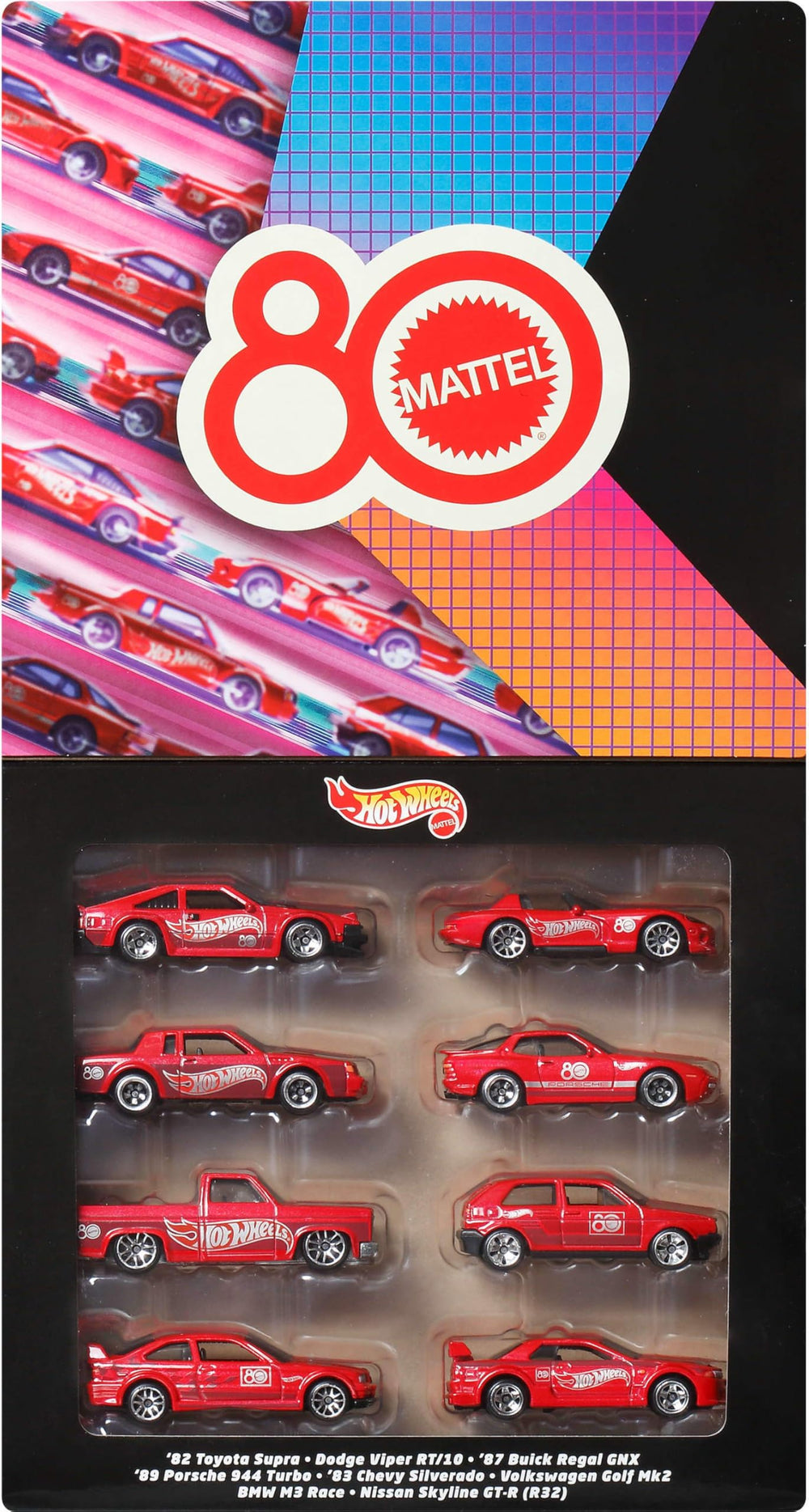 Mattel Hot Wheels Dodge Viper RT10 die-cast, durable play potential.