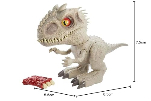 Mattel Indominus Rex lights and sounds for action packed fun.